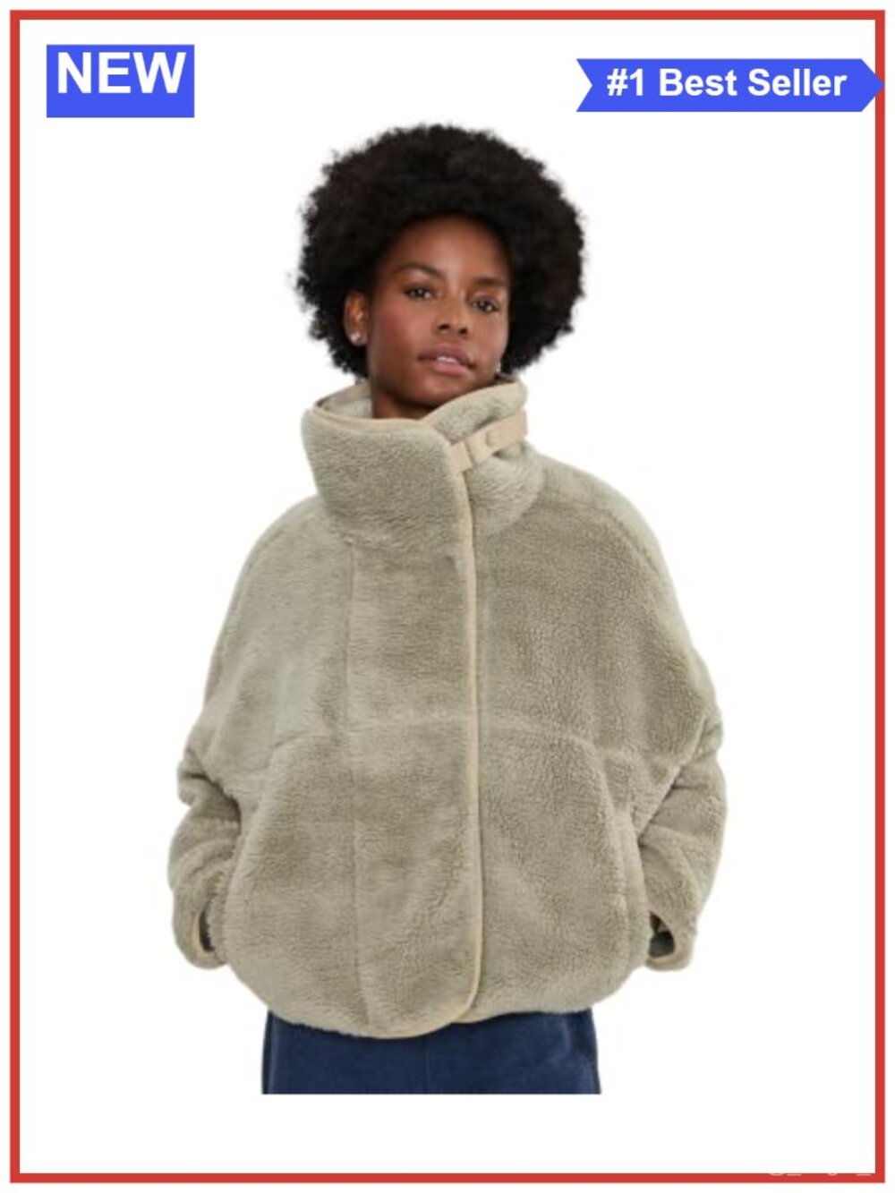 UGG Raynie Oversized Plush Fleece Jacket
